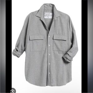 Frank & Eileen Mcloghlin Oversized Utility Button Up Shirt Women’s Size M/L